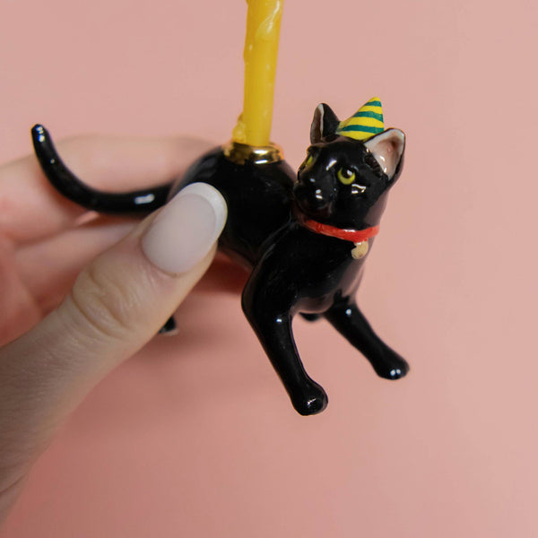 Black Cat Cake Topper