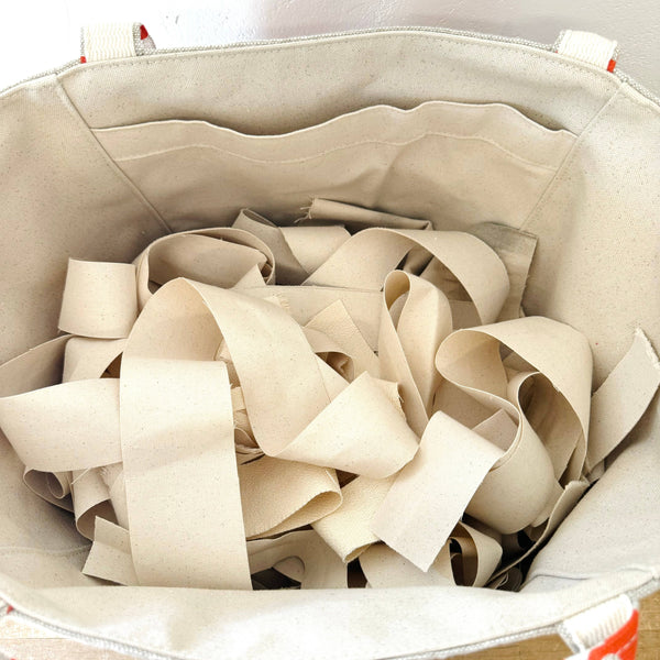 Nordic Heavy Linen Boho Tote Bag