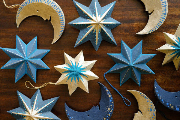 MIDNIGHT MAN ON THE MOON BOARD ORNAMENT