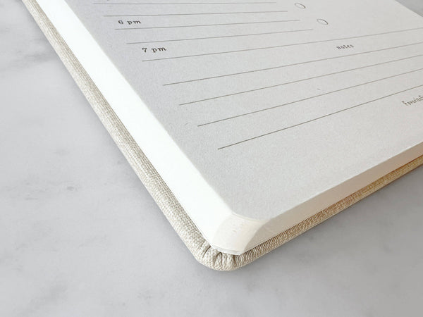 Daily Planner Notepad with Brass Screws