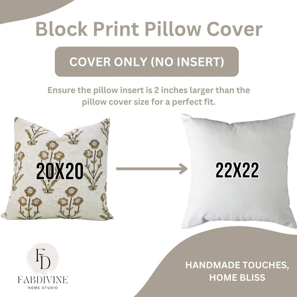 Uniqe Block Design Viscose Linen Pillow Cover - Amitabh