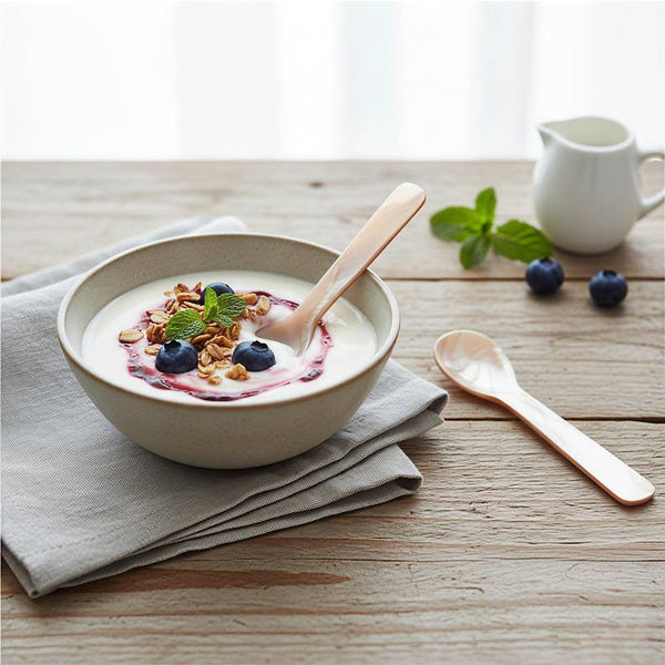 Natural Mother of Pearl Caviar & Dessert Spoons (2 Sizes)