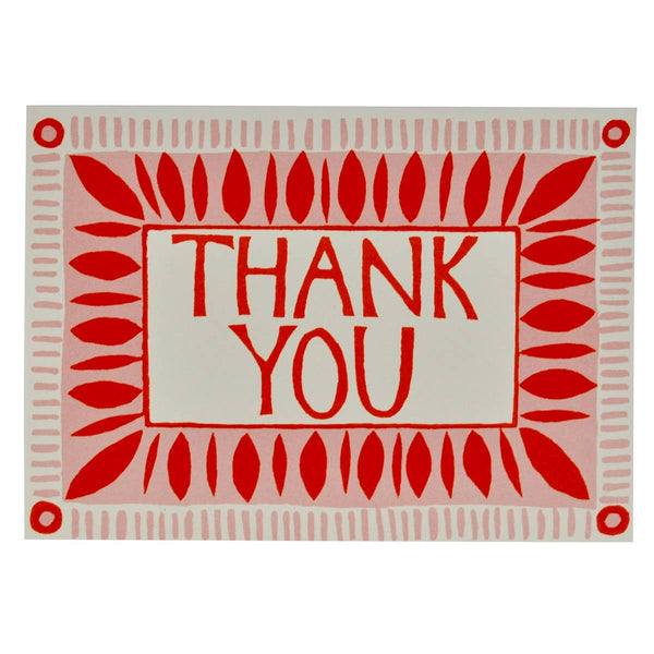 Pack of Ten Cards Thank You Neon