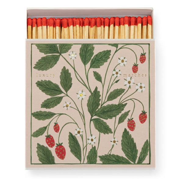 Strawberry Matches | Square - Safety Matches