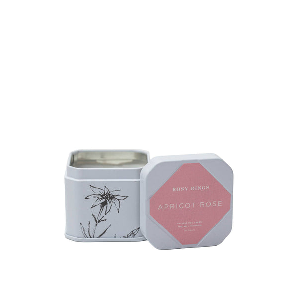 Apricot Rose Travel Tin