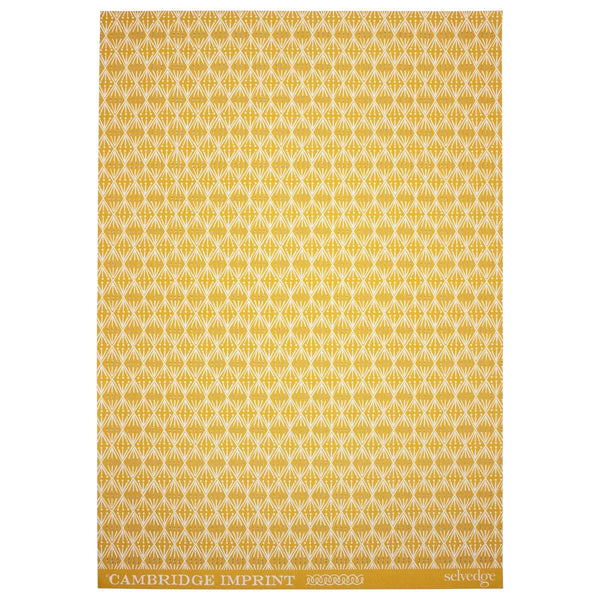 Patterned Paper Selvedge Mustard