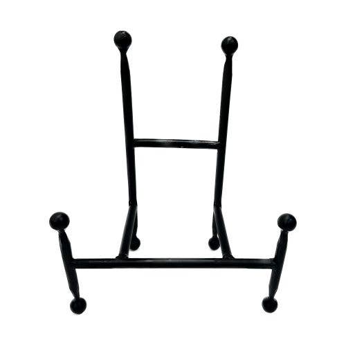 Small Black Iron Chair Easel - 10"