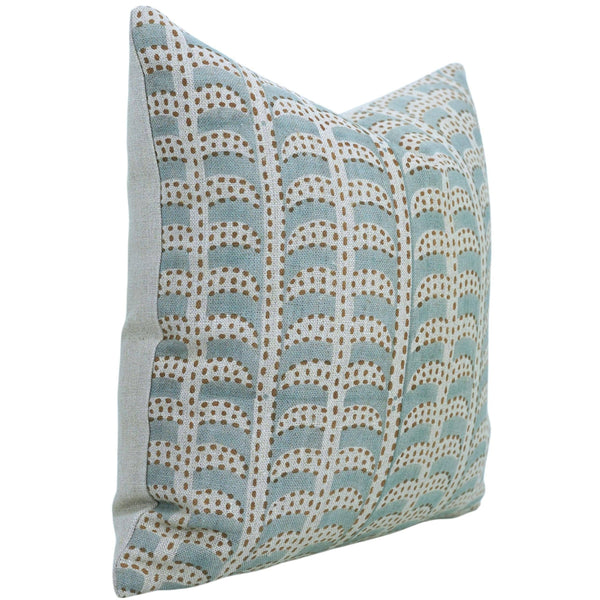 Throw Block Printed Cushion Cover Thick Linen Pillow - Garud