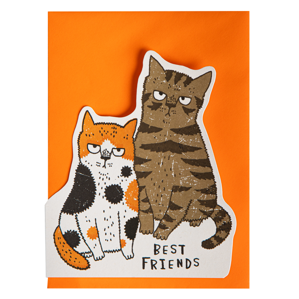 Grumpy Cats | Cut-Out - Greeting Card