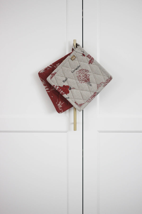 Pot Holder Trivets Olives Cinnamon
