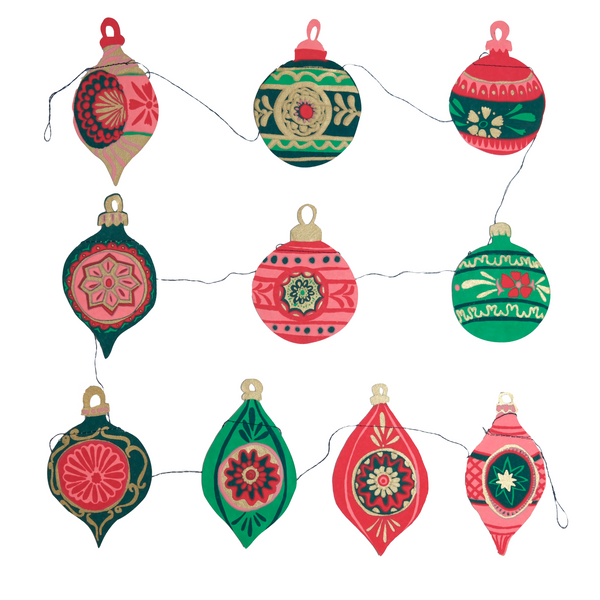 BAUBLES SEWN GARLAND
