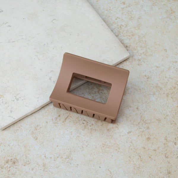 Matte Rectangle shaped Daily Design Hair Claw