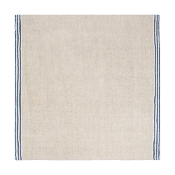 Alsace Natural & Blue Napkins 20x20 - Set of 2
