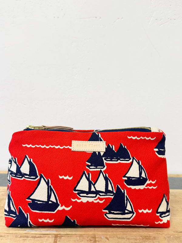 Zipper Pouch, Make-Up bag SAILING