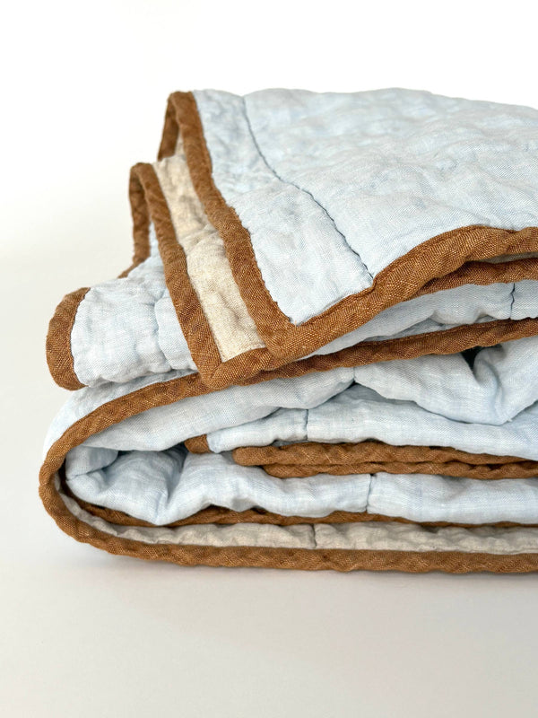 Simple Lines - Ocean/Sand with Ochre binding