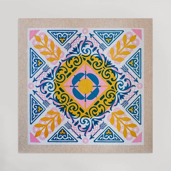 Bloom Lockup Print - Kraft