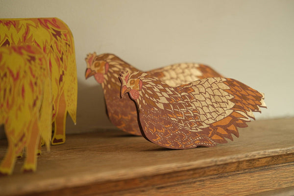 CHICKEN GREETING CARD
