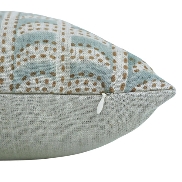 Throw Block Printed Cushion Cover Thick Linen Pillow - Garud