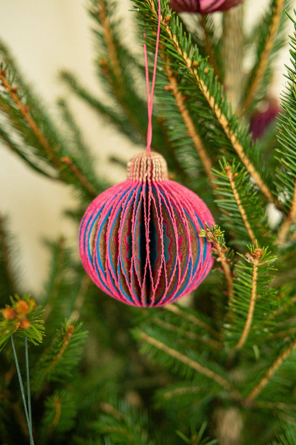 PINK BAUBLE HONEYCOMB
