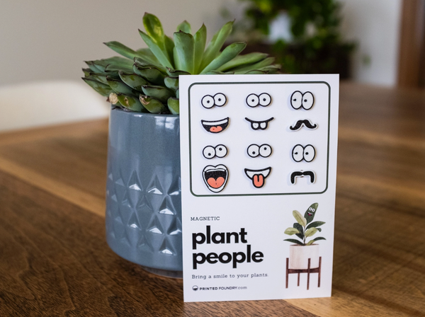 Magnetic Plant Faces | Magnet Charms for Plants