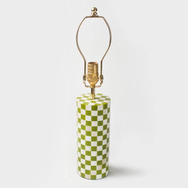 Checker Table Lamps - NEW colors