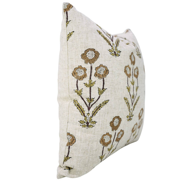 Uniqe Block Design Viscose Linen Pillow Cover - Amitabh