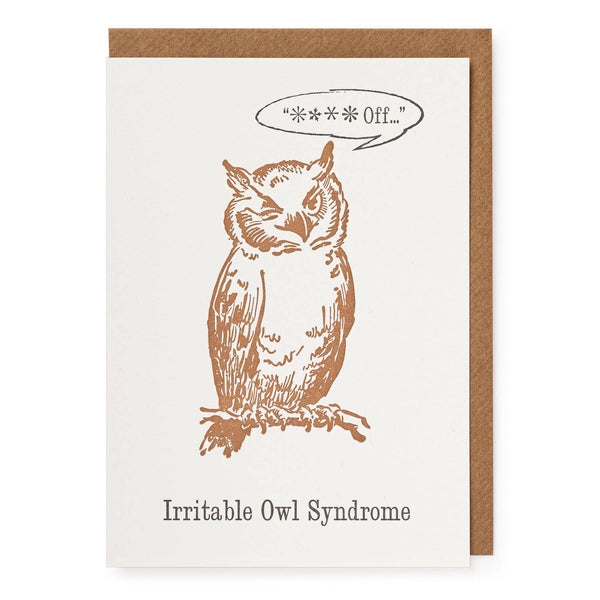 Irritable Owl | Well Said - Greeting Card