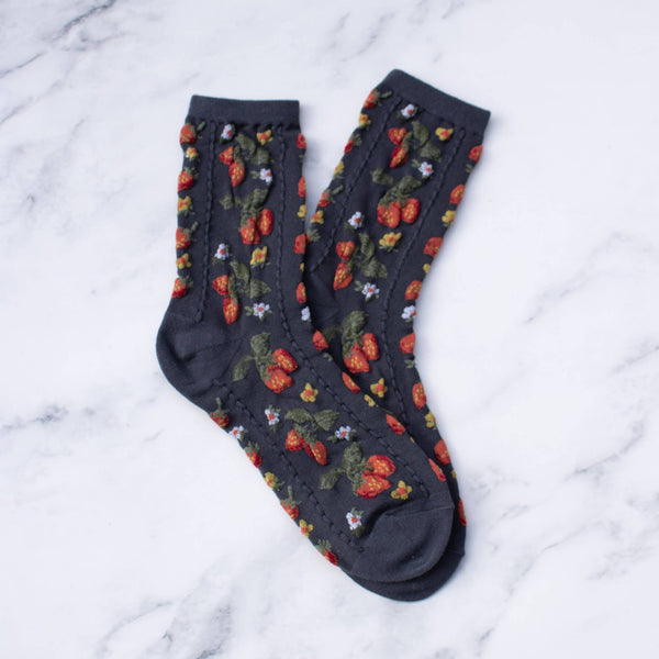 Strawberry Farm Casual Socks