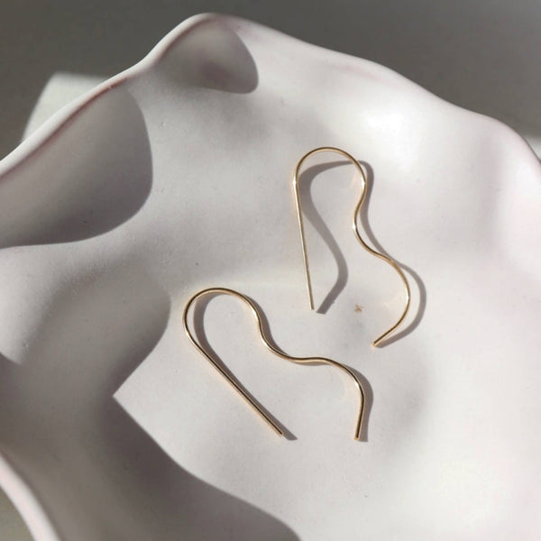 Bubble Slide Earrings in 14k Gold Fill or Sterling Silver