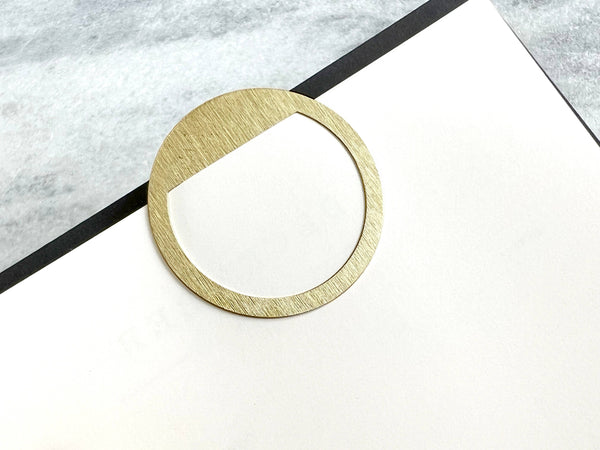 Brass Page Marker | Brass Bookmark, Circle
