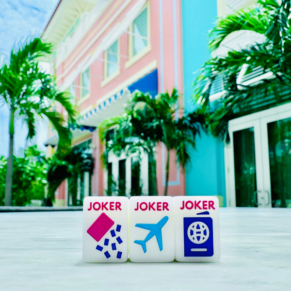 MINI TRAVEL MAHJONG | Mini Anywhere Series | White