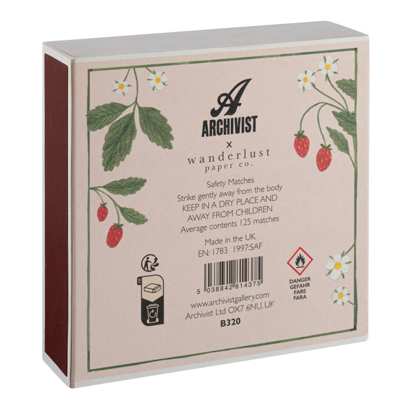 Strawberry Matches  | Square - Safety Matches