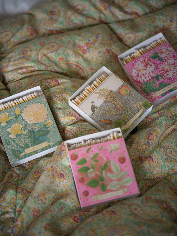 Rose Provin Petunia Matches | Square - Safety Matches