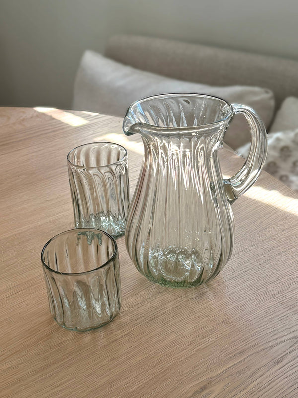 Handblown Fluted Tumbler