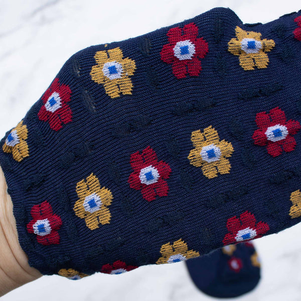 Women's Retro Flower Casual Socks