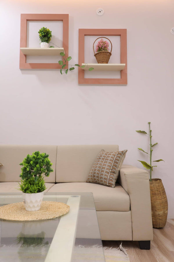 Handmade Print Linen Blend Pillow Cover - Garud