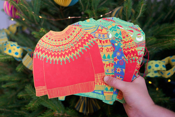CHRISTMAS JUMPERS SEWN GARLAND