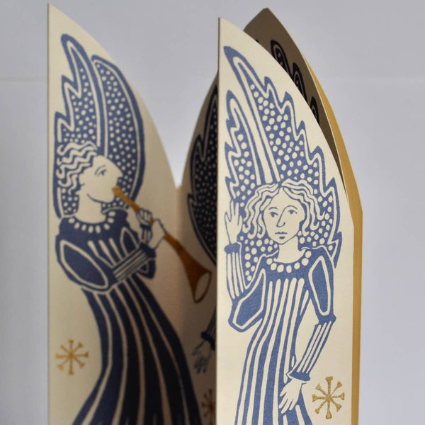 Extra Special Choir of Angels Triptych Card