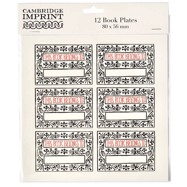 Twelve Bookplates Arabesque Border