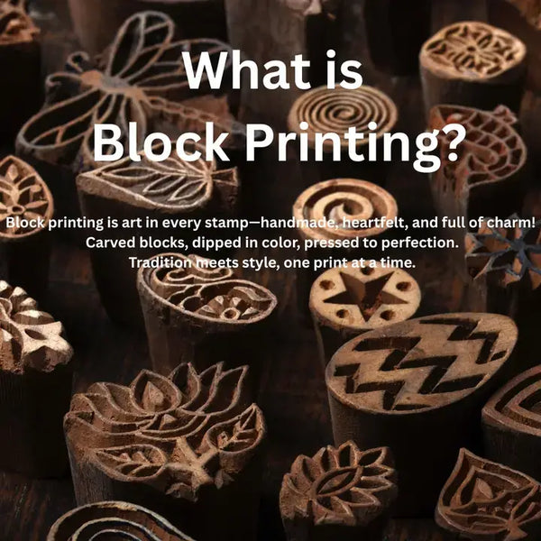 Block Print Cotton Ruffle Pillow Cover - TULSI BUTI