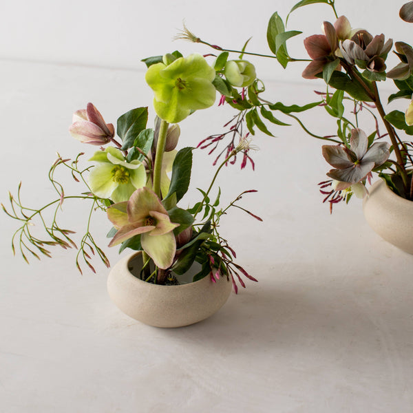 Ikebana Vase No. 1 | Raw Stoneware