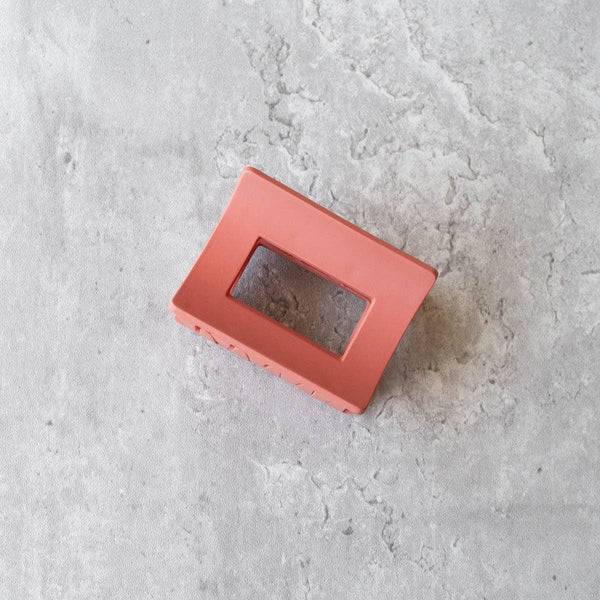 Matte Rectangle shaped Daily Design Hair Claw