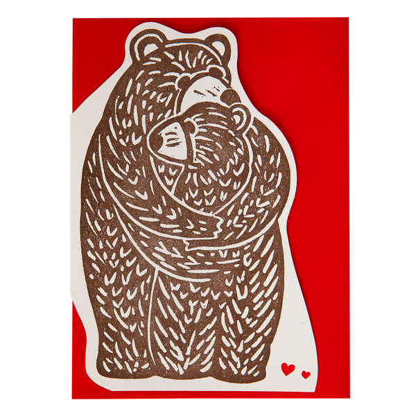 Bear Hug  | Cut-Out - Greeting Card
