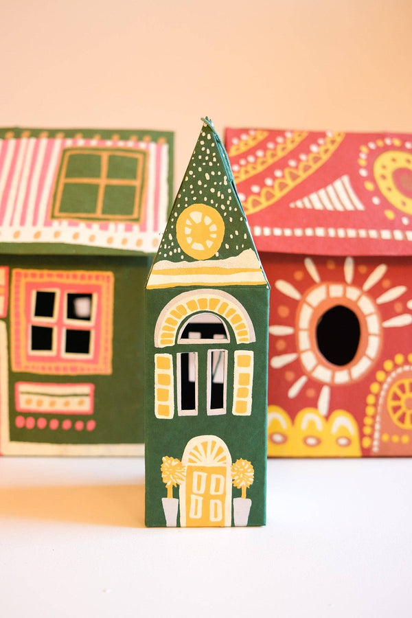 LARGE WINTER STEEPLE DECORATIVE BOX
