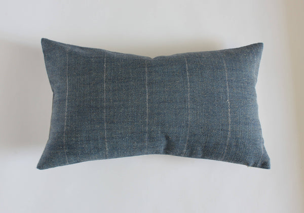 Dark Blue Lumbar Cover, Throw Pillows for Couch | Marina