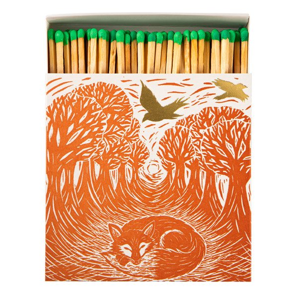 Woodland Fox | Square - Safety Matches