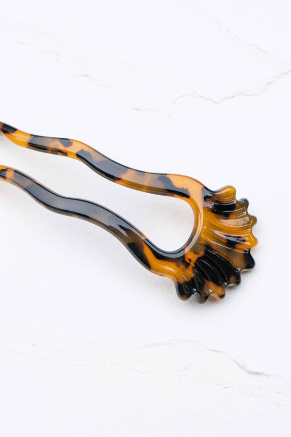 Antique Wave French Hair Pin