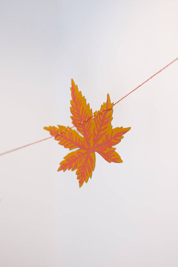 AUTUMN LEAVES SEWN GARLAND