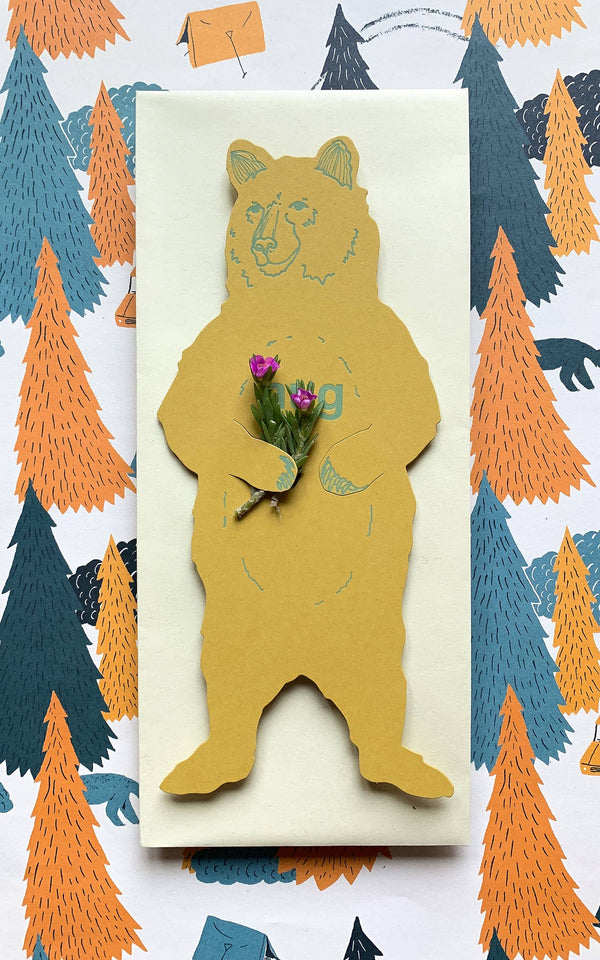 Grizzly bear hug gift card