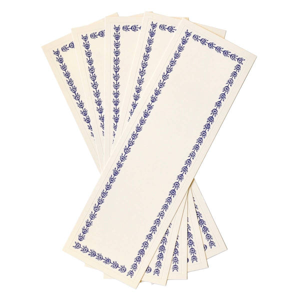 Five Long Self Adhesive Labels with Twilight border